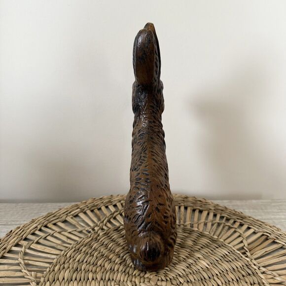 Resin Chocolate Easter Bunny Figurine Easter Home Decor - Picture 2 of 5